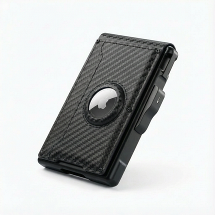 Slim Pop-Up Wallet with AirTag Pocket & RFID Blocking | Compact Design for Easy Tracking 0