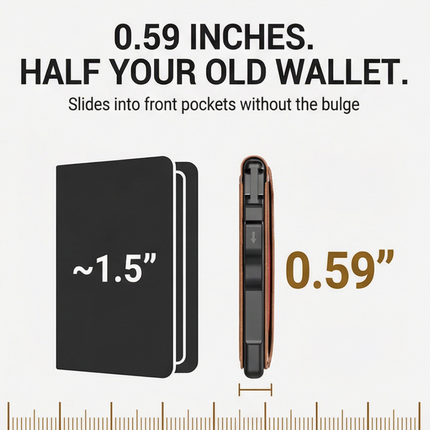 Slim Pop-Up Wallet with AirTag Pocket & RFID Blocking | Compact Design for Easy Tracking 5