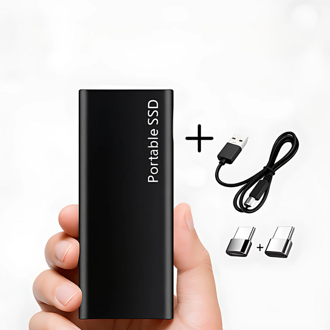 Slim Storage | 64GB USB-C External Hard Drive with Fast Connectivity | Portable Design for Effortless File Management 1