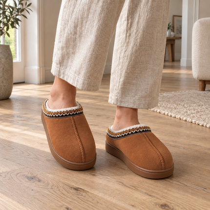Womens Slippers, House Slippers for Women with Cushioned Footbed