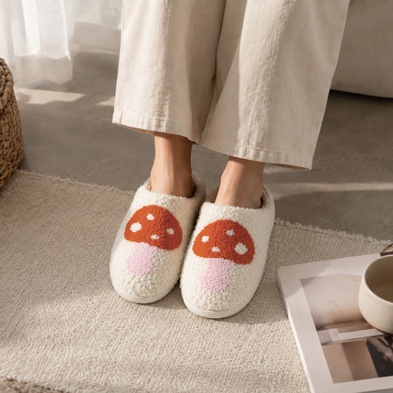 Womens Slippers Fluffy and Cozy, House Slippers with Sherpa Fleece Lining – image 4