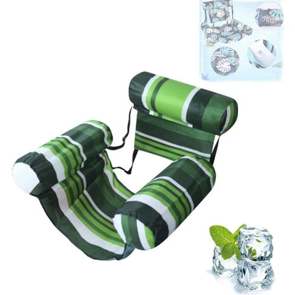 Sloosh Tropic-Ease | Inflatable Pool Float Chair with Adjustable Backrest | Lightweight Design for Ultimate Relaxation 6