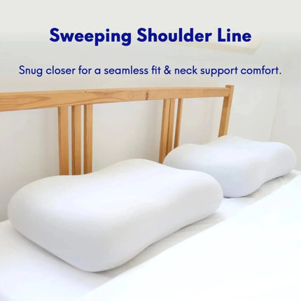 Slumblr | Memory Foam Pillow with Ergonomic Contour Design | Best Pillow for Neck Pain and Side Sleepers 4