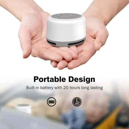 Slumblr | Portable White Noise Machine with RGB Night Light & USB Rechargeable Design for Sleep and Relaxation 4