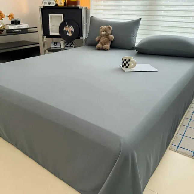 Slumblr | Soft Flat Bedsheet Set with 2 Pillowcases | Comfortable Bedding for All Bed Sizes 1