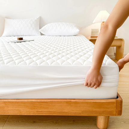Slumblr | Waterproof Mattress Protector with Quilted Cushioning | Secure Fit for Comfortable Sleep 6