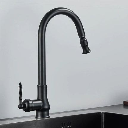 SmartSpout | Kitchen Faucet with Pull-Out Spray & Touch Sensor | Antique Bronze Finish for Effortless Use 6