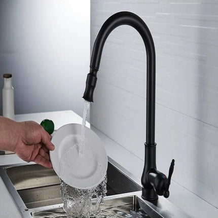 SmartSpout | Kitchen Faucet with Pull-Out Spray & Touch Sensor | Antique Bronze Finish for Effortless Use 8