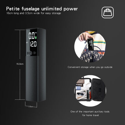 Smart Air Pump | Wireless Electric Inflator with LCD Display & LED Light | Compact Design for Quick Ball Inflation 2