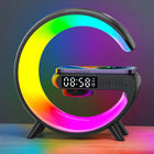 Smart Alarm Clock | 15W Wireless Charger & Bluetooth Speaker | Stylish Ambient Lamp for Relaxation 0
