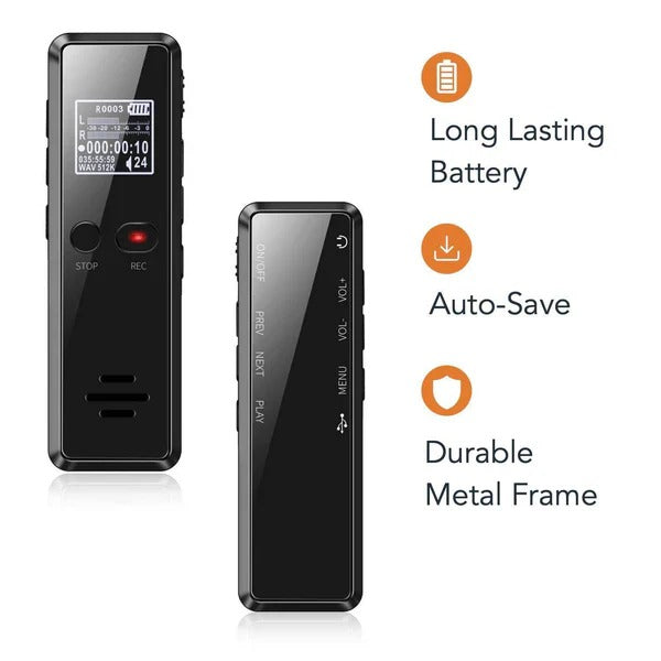 Smart Audio Recorder | Compact Digital Recorder with Noise Filter | 35-Hour Battery Life for Effortless Audio Capture 1