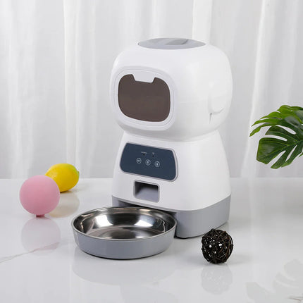 Smart Automatic Pet Feeder | Programmable Feeding Solution with Voice Recording for Happy Pets 1