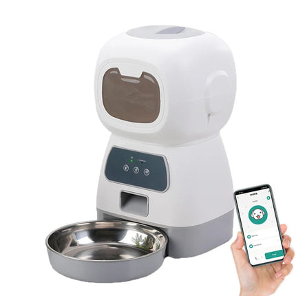 Smart Automatic Pet Feeder | Programmable Feeding Solution with Voice Recording for Happy Pets 3