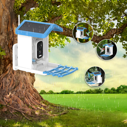 Smart Bird Feeder Camera | Outdoor Solar-Powered Device with HD Video Capture | Effortless Birdwatching for Nature Enthusiasts 3