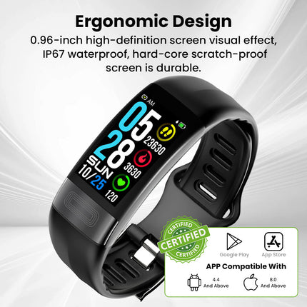 Smart Bracelet Fitness Tracker with ECG & Blood Oxygen Monitoring | Sleek Design for Daily Health Insights 5