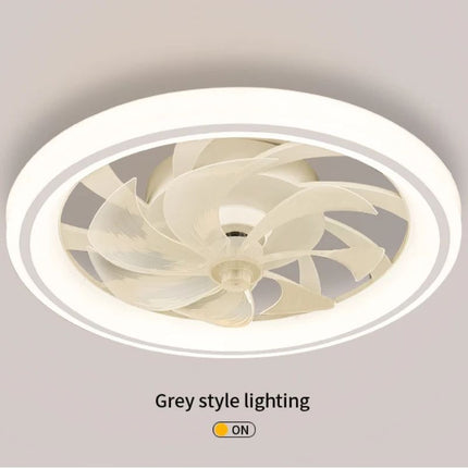 Smart Ceiling Fan with LED Lights & Dimmable Features | Modern Flush Mount Design for Year-Round Comfort 5