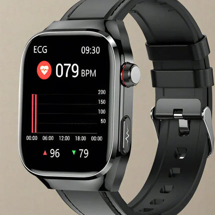 Smart Health Tracker | Advanced Smartwatch with ECG & Blood Sugar Monitoring | Daily Wellness Companion for Fitness Tracking 0