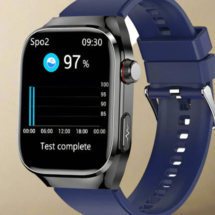 Smart Health Tracker | Advanced Smartwatch with ECG & Blood Sugar Monitoring | Daily Wellness Companion for Fitness Tracking 8