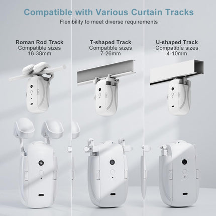 Smart Home | Automatic Curtain Opener with Bluetooth Control | Whisper-Quiet Operation for Effortless Living 3