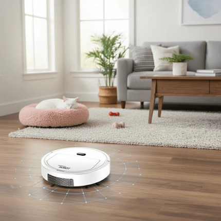 Smart Home | Robot Vacuum Cleaner with HEPA Filter & Quiet Operation | Effortless Cleaning for Pet Hair and Allergy Relief 2
