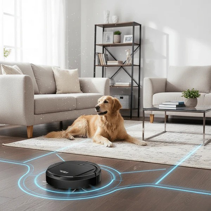 Smart Home | Robot Vacuum Cleaner with HEPA Filter & Quiet Operation | Effortless Cleaning for Pet Hair and Allergy Relief 3
