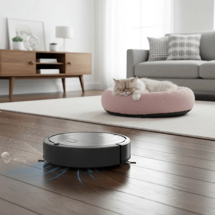 Smart Home | Robot Vacuum Cleaner with HEPA Filter & Quiet Operation | Effortless Cleaning for Pet Hair and Allergy Relief 5