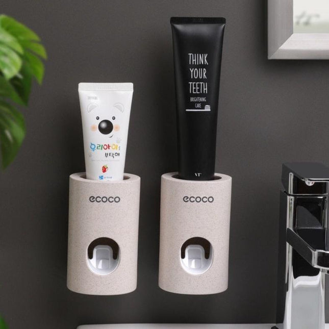 Smart Hygiene | Automatic Toothpaste Dispenser with Wall Mount for Organized Bathroom 1