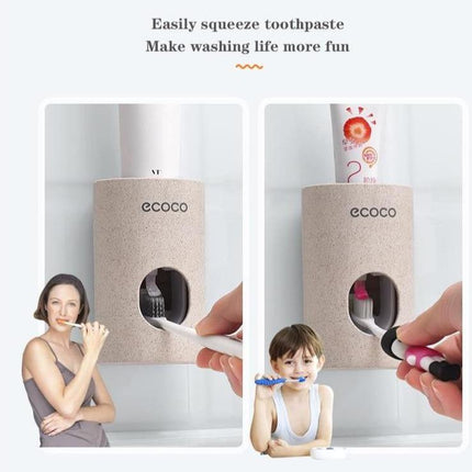 Smart Hygiene | Automatic Toothpaste Dispenser with Wall Mount for Organized Bathroom 3