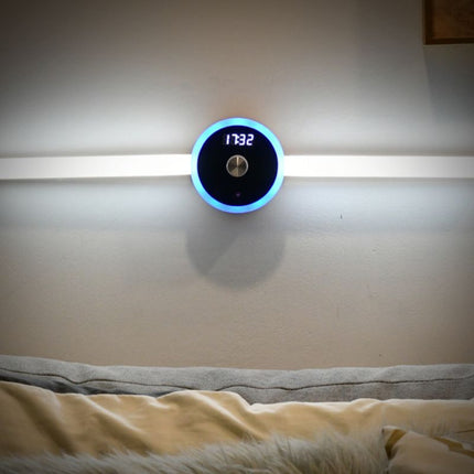 Smart LED Cabinet Light with Motion Sensor & Clock Timer | Multifunctional Lighting for Home Convenience