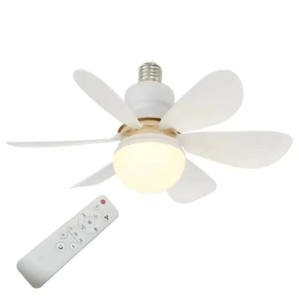 Smart LED Ceiling Fan | Modern Flush Mount Design with Customizable Lighting | Space-Saving Comfort for Any Room 4