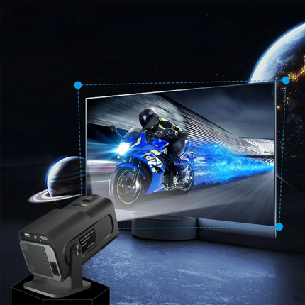 Smart Mini Projector | WiFi & Bluetooth Connectivity for Seamless Streaming | Portable Design for Home Entertainment 2