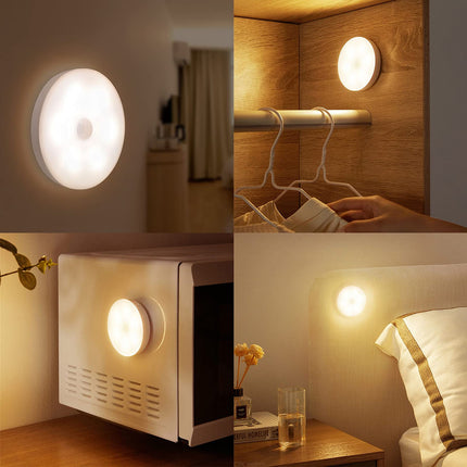 Smart Motion Sensor LED Light | USB Rechargeable & Magnetic Design for Easy Installation 2