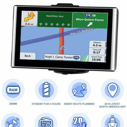 Smart Nav | 7-Inch GPS Navigation Device with Real Voice Guidance | Accurate Route Planning for Safe Travel 1