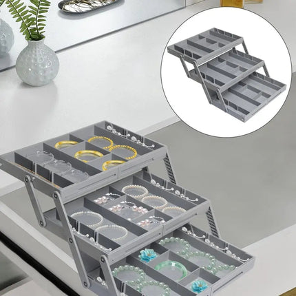 Smart Organizer | 3-Tier Drawer Organizer with Adjustable Dividers | Versatile Storage Solution for Kitchen and Office 5