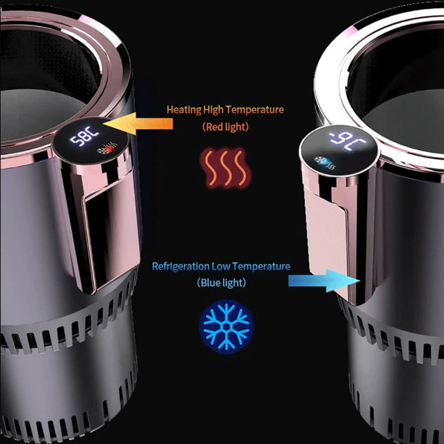 Smart Portable Heated Cup | Beverage Cooler with Dual Temperature Control | Ideal for On-the-Go Enjoyment 1