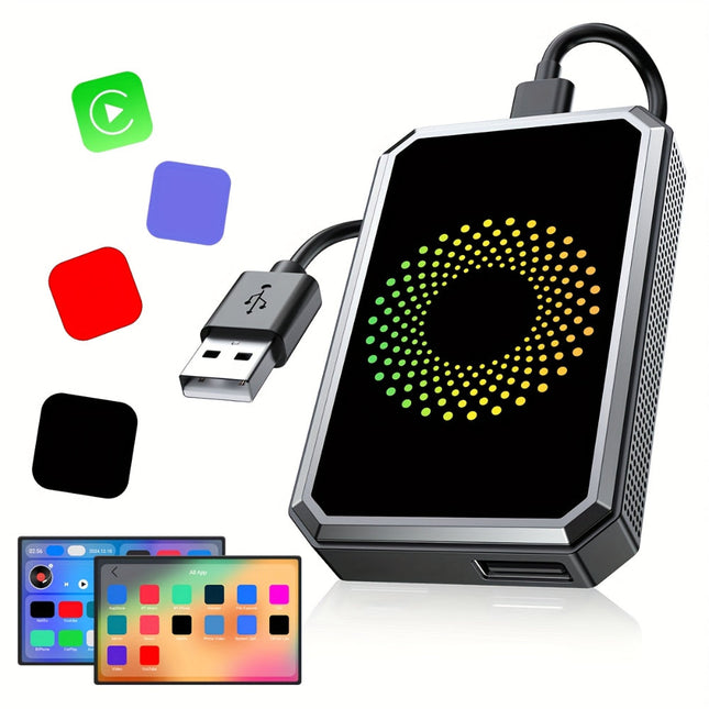 Smart Stream | Wireless Carplay Adapter with Quick Setup | Bluetooth Connectivity for Effortless Media Streaming 0