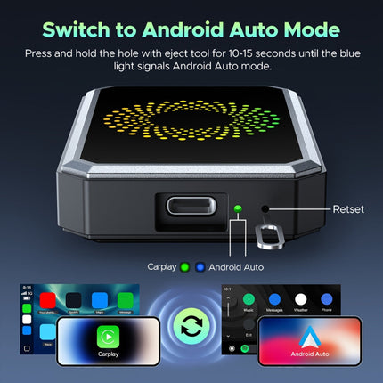 Smart Stream | Wireless Carplay Adapter with Quick Setup | Bluetooth Connectivity for Effortless Media Streaming 6