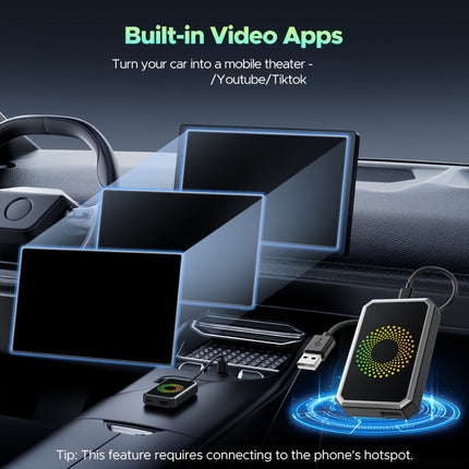 Smart Stream | Wireless Carplay Adapter with Quick Setup | Bluetooth Connectivity for Effortless Media Streaming 8