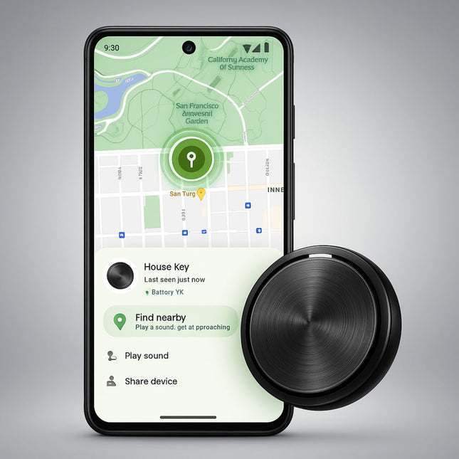 Smart Tracker Locator | Bluetooth Device for Keys & Pets with Real-Time Alerts | Compact Design for Easy Tracking 0