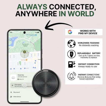 Smart Tracker Locator | Bluetooth Device for Keys & Pets with Real-Time Alerts | Compact Design for Easy Tracking 3