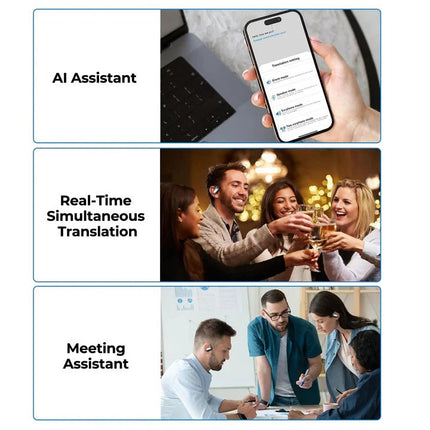 Smart Translation Earbuds | Real-Time Voice Translation with Dual Microphones | Bluetooth Connectivity for Seamless Communication 4