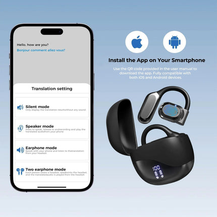 Smart Translation Earbuds | Wireless Earbuds with Noise Cancellation | Real-Time Communication for Travel and Meetings 3