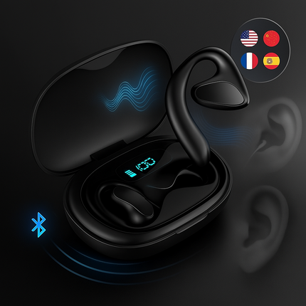 Smart Translator | Bluetooth Earbuds with Real-Time Voice Support | Compact Design for Effortless Communication 0