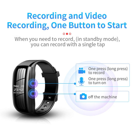 Smart Watch Security Camera | 1080P HD Video & Voice Activation | Sleek Design for Personal Safety 3