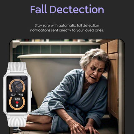 Smart Watch for Elderly | Fall Detection & GPS Tracking | Safety Alerts for Independence 4
