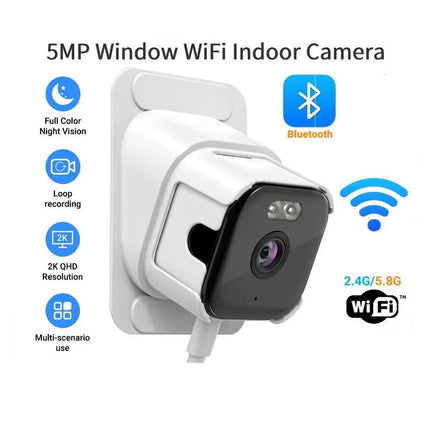 Smart Window Camera | 2K Surveillance with Enhanced Night Vision | Real-Time Alerts for Home Security 1