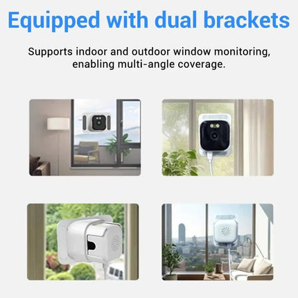 Smart Window Camera | 2K Surveillance with Enhanced Night Vision | Real-Time Alerts for Home Security 3