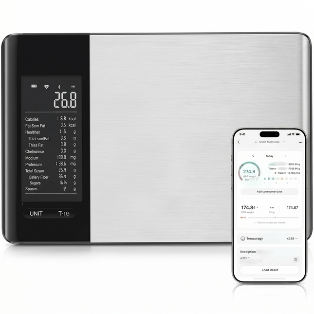 Smarte Digital Kitchen Scale | Nutritional Calculator, Macro Tracking 0