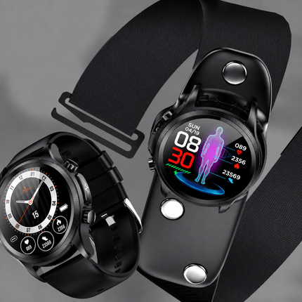 Smartwatch Fitness Tracker with Heart Rate & Glucose Monitoring | Sleek Design for Everyday Health 1