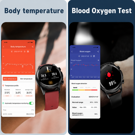 Smartwatch Fitness Tracker with Heart Rate & Glucose Monitoring | Sleek Design for Everyday Health 5